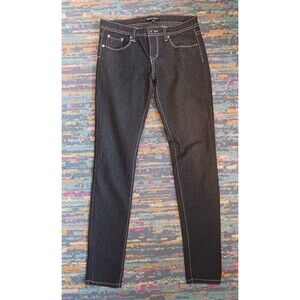 Dinamit Jeans Womens Skinny Fit Low Rise Juniors Size 7/8 Black